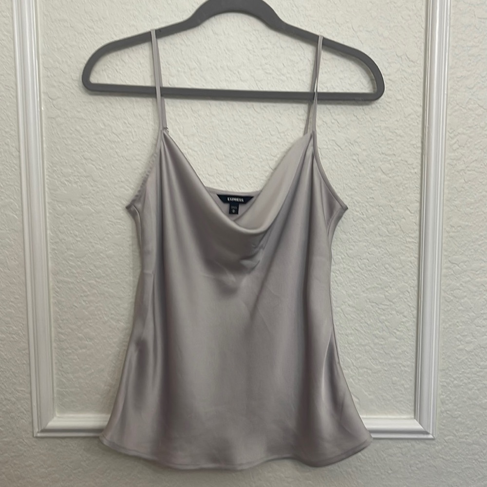 Express sliver blouse. Size medium.